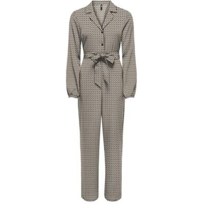 ONLY ONLNOVA LIFE VIS L/S ZIRA JUMPSUIT AOP, Chipmunk/AOP:588 Breaker geo, M ONLY ONLNOVA LIFE VIS L/S ZIRA JUMPSUIT AOP, Chipmunk/AOP:588 Breaker geo, M