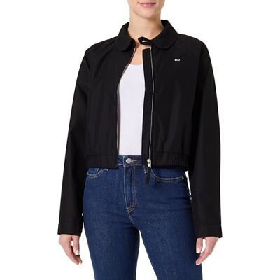 Tommy Jeans Kvinnor TJW BOMULL JACKA EXT Andra Jackor, Svart, 3XL, svart (svart), 3XL stor Tommy Jeans Kvinnor TJW BOMULL JACKA EXT Andra Jackor, Svart, 3XL, svart (svart), 3XL stor