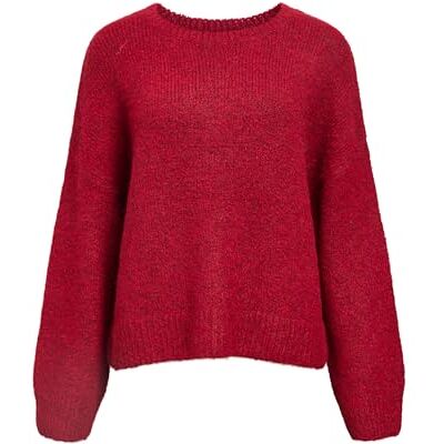 Object Objsaggia Ls Lo pullover E Wi 24, Karanda röd, S Object Objsaggia Ls Lo pullover E Wi 24, Karanda röd, S