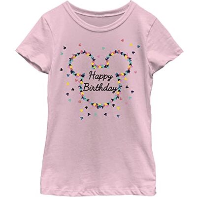 Disney Musse Classic Logo Heart Fill Girls standard t-shirt, ljusrosa, X-Small, ROSA, XS Disney Musse Classic Logo Heart Fill Girls standard t-shirt, ljusrosa, X-Small, ROSA, XS