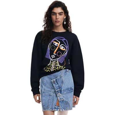 Desigual Sweat_Face, 2017 kol, S, svart, S Desigual Sweat_Face, 2017 kol, S, svart, S