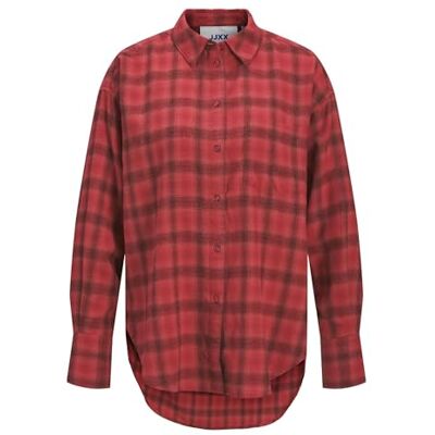 JJXX Jxjamie Flannel Ls Shirt WVN Sn, Barbär, M JJXX Jxjamie Flannel Ls Shirt WVN Sn, Barbär, M
