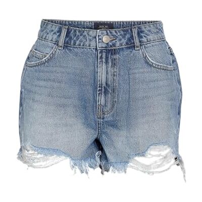 NOISY MAY Nmolesia HW Fringed Shorts Az459Mb Noos, Medium Denimblå, XS Dam, Medium Denim Blå, XS NOISY MAY Nmolesia HW Fringed Shorts Az459Mb Noos, Medium Denimblå, XS Dam, Medium Denim Blå, XS