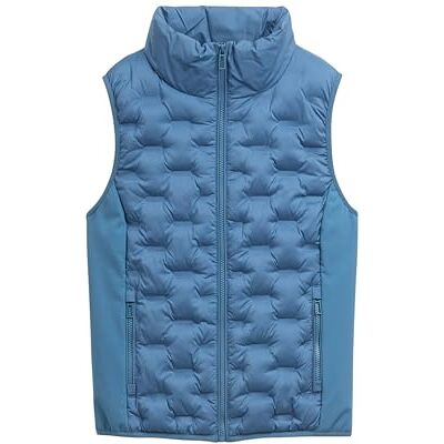 TOM TAILOR damväst, 38224 – Real Teal Blue, XXL TOM TAILOR damväst, 38224 – Real Teal Blue, XXL