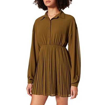 NA-KD dam Pleated Miniklänning Ledig klänning NA-KD dam Pleated Miniklänning Ledig klänning
