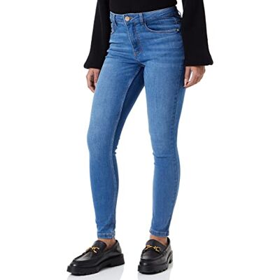 Vila Bestseller A/S Dam VISARAH LIA03 RW Skinny NOOS jeans, medium blå denim, S/30, Mellanblå denim, 30/S/L Vila Bestseller A/S Dam VISARAH LIA03 RW Skinny NOOS jeans, medium blå denim, S/30, Mellanblå denim, 30/S/L