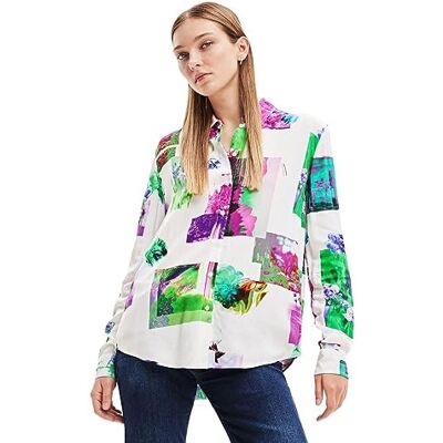 Desigual CAM_Trieste, 1000 vit, XL, Vit, XL Desigual CAM_Trieste, 1000 vit, XL, Vit, XL