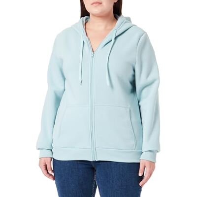 Colina Snygg huvtröja för kvinnor med dragkedja, polyester ism storlek XL, Ice mint, XL Colina Snygg huvtröja för kvinnor med dragkedja, polyester ism storlek XL, Ice mint, XL