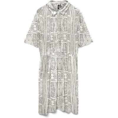 VERO MODA Vmmenny Ss Short Dress WVN Ga, Havregryn, XS VERO MODA Vmmenny Ss Short Dress WVN Ga, Havregryn, XS