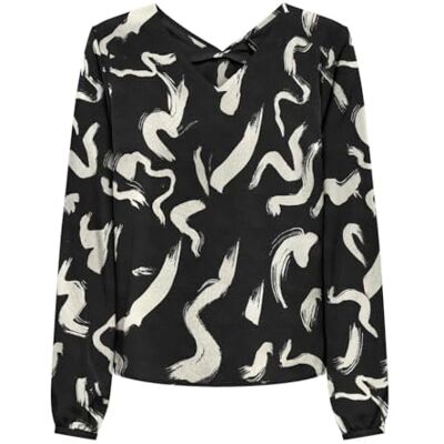 ONLY Onlnova Life Elite L/S Mallory TOP AOP, Phantom/Aop: 597 slipsfärg, XS ONLY Onlnova Life Elite L/S Mallory TOP AOP, Phantom/Aop: 597 slipsfärg, XS