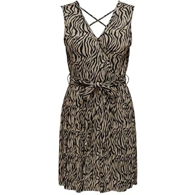 ONLY Onlsafari Life S/L klänning JRS sommarklänning, Krämfärgad, L ONLY Onlsafari Life S/L klänning JRS sommarklänning, Krämfärgad, L