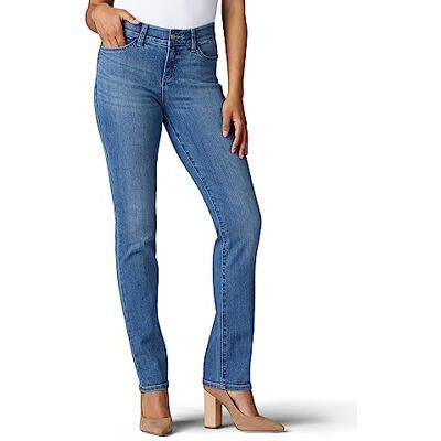 Lee – ultralyxig komfort med flexibel rörelse, jeans med raka ben för kvinnor, 38 Lee – ultralyxig komfort med flexibel rörelse, jeans med raka ben för kvinnor, 38