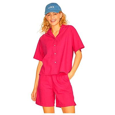 JJXX JACK&JONES JXLISA SS Comfort Linen Shirt SN Blouse, Ljus Rose, XL JJXX JACK&JONES JXLISA SS Comfort Linen Shirt SN Blouse, Ljus Rose, XL