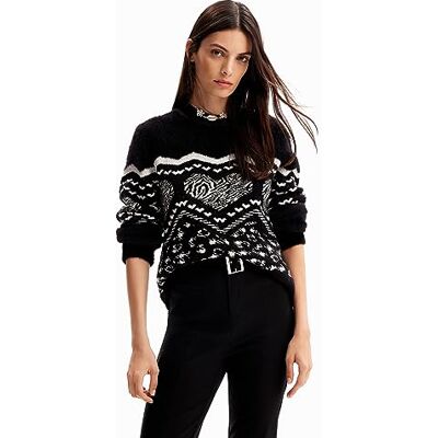 Desigual Tröja_Creta, 2000 svart, XXL, svart, XXL Desigual Tröja_Creta, 2000 svart, XXL, svart, XXL
