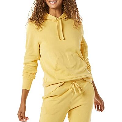 Amazon Essentials Women's Fleecehoodie (finns i plusstorlek), Mörkgul, XL Amazon Essentials Women's Fleecehoodie (finns i plusstorlek), Mörkgul, XL