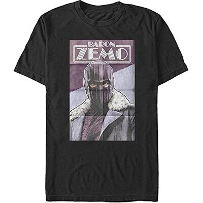 Marvel Unisex The Falcon And The Winter Soldier Zemo-affisch ekologisk kortärmad T-shirt, svart, XXL Marvel Unisex The Falcon And The Winter Soldier Zemo-affisch ekologisk kortärmad T-shirt, svart, XXL
