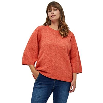 Peppercorn Lenore 3/4 ärm pullover kurva, intensiv orange, 22, Intensiv orange, 48 Peppercorn Lenore 3/4 ärm pullover kurva, intensiv orange, 22, Intensiv orange, 48