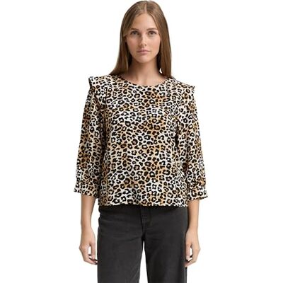 TOM TAILOR Denim damblus, 38384 – Lejontryck, XL TOM TAILOR Denim damblus, 38384 – Lejontryck, XL