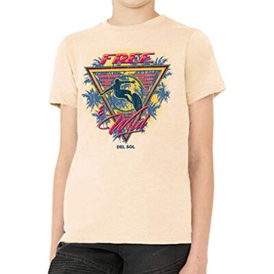Del Sol T-shirt för pojkar, Vit, S Del Sol T-shirt för pojkar, Vit, S