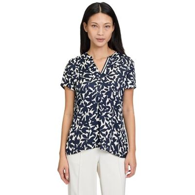 Betty Barclay damblus, Mörkblå/grädde, 38 Betty Barclay damblus, Mörkblå/grädde, 38