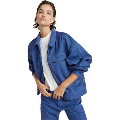 G-STAR RAW Coach Bomberjacka wmn, Blå (bleknar blå papillon gd lappad D24569-D300-G366), M G-STAR RAW Coach Bomberjacka wmn, Blå (bleknar blå papillon gd lappad D24569-D300-G366), M