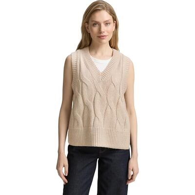 TOM TAILOR Damtröja 1047708, 38330-Soft Taupe Melange, XXS, 38330 Mjuk brungrå melange, XXS TOM TAILOR Damtröja 1047708, 38330-Soft Taupe Melange, XXS, 38330 Mjuk brungrå melange, XXS