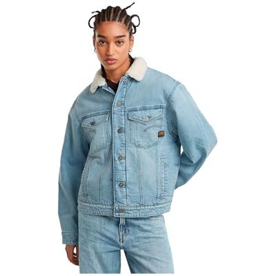G-STAR RAW Relaxed Sherpajacka, Blå (sun faded cloudburst D25142-D536-G339), XS G-STAR RAW Relaxed Sherpajacka, Blå (sun faded cloudburst D25142-D536-G339), XS