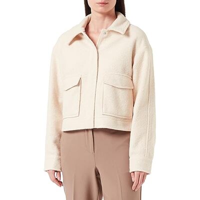 VERO MODA Bestseller A/S VMMEGAN AW23 kort jacka BOOS jacka, Oatmeal/detalj: SOLID, XS, Oatmeal/Detail:solid, XS VERO MODA Bestseller A/S VMMEGAN AW23 kort jacka BOOS jacka, Oatmeal/detalj: SOLID, XS, Oatmeal/Detail:solid, XS