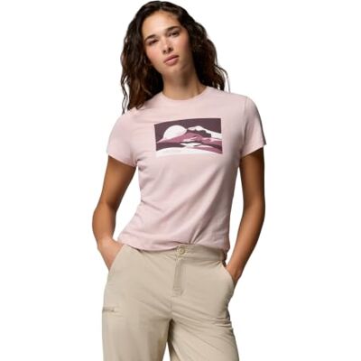 Columbia dam Ruby Springs Graphic Fitted Short Sleeve kortärmad t-shirt Columbia dam Ruby Springs Graphic Fitted Short Sleeve kortärmad t-shirt