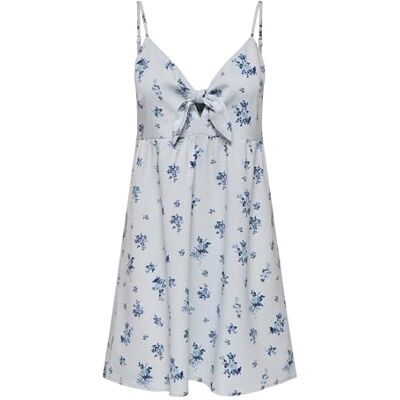 ONLY Onlnova Life Vis Jules Dress AOP, balladblå, M ONLY Onlnova Life Vis Jules Dress AOP, balladblå, M