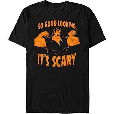 Disney Unisex Beauty & The Beast Scary Good Looks Organic kortärmad T-shirt, svart, XXL Disney Unisex Beauty & The Beast Scary Good Looks Organic kortärmad T-shirt, svart, XXL