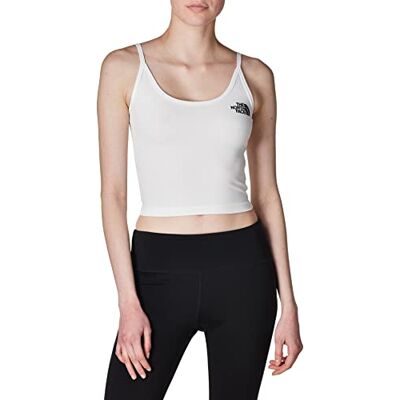 THE NORTH FACE Slim Crop Tank för kvinnor Tnf White XS THE NORTH FACE Slim Crop Tank för kvinnor Tnf White XS