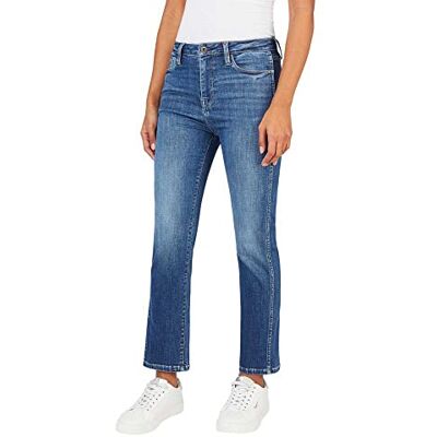 Pepe Jeans Dam Dion 7/8 jeans, blå (Denim-HS3), 26W/32L, Blå (Denim-hs3), 26W x 32L Pepe Jeans Dam Dion 7/8 jeans, blå (Denim-HS3), 26W/32L, Blå (Denim-hs3), 26W x 32L