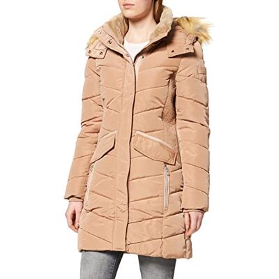 TOM TAILOR Damer Quiltad parker av återvunnen polyester 1026991, 27468 French Clay Beige, S TOM TAILOR Damer Quiltad parker av återvunnen polyester 1026991, 27468 French Clay Beige, S