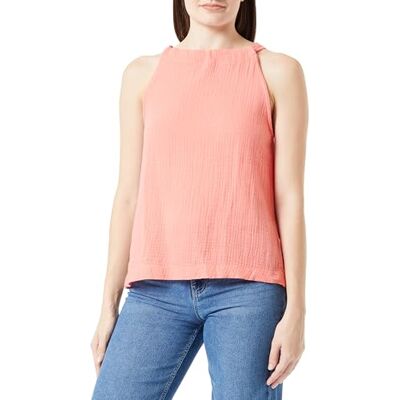 VERO MODA Kvinnors VMNATALI NIA hållare neck WVN topp, Georgia Peach, S, georgi persika, S VERO MODA Kvinnors VMNATALI NIA hållare neck WVN topp, Georgia Peach, S, georgi persika, S
