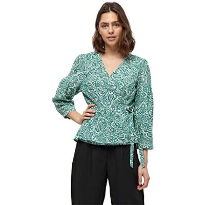 Peppercorn Dam Fayda Wrap Blus blöjblus, Kadmium Green Pr, XXL Peppercorn Dam Fayda Wrap Blus blöjblus, Kadmium Green Pr, XXL
