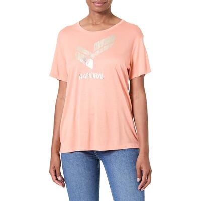 KAPORAL , T-shirt, modell Frank, dam, korall, M; vanlig passform, korta ärmar, rund hals, Korall, M KAPORAL , T-shirt, modell Frank, dam, korall, M; vanlig passform, korta ärmar, rund hals, Korall, M
