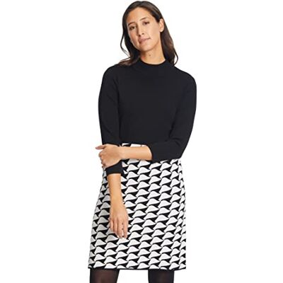 Robe Légère 6512/4055_9911, Patch Black/Cream, 34 Robe Légère 6512/4055_9911, Patch Black/Cream, 34