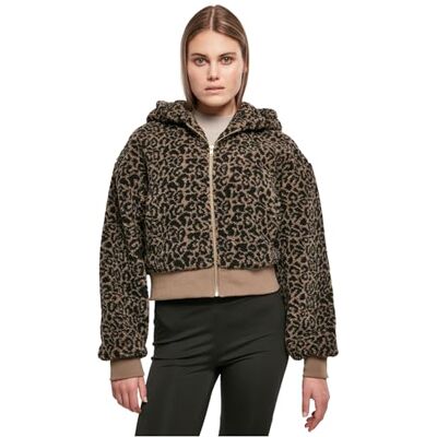 Urban Classics Dam kort överdimensionerad AOP Sherpajacka jacka för kvinnor, mörkaupeleo, XL, darktaupeleo, XL Urban Classics Dam kort överdimensionerad AOP Sherpajacka jacka för kvinnor, mörkaupeleo, XL, darktaupeleo, XL
