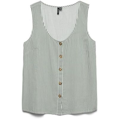 VERO MODA Vmbumpy Sl Shirt WVN Ga Noos, Laurelkrans, M VERO MODA Vmbumpy Sl Shirt WVN Ga Noos, Laurelkrans, M