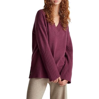 United V-ringad, M/L, Lila, L United V-ringad, M/L, Lila, L