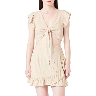 VERO MODA dam Vmmymilo Hw Mini Kjol Wvn Ga Kjol VERO MODA dam Vmmymilo Hw Mini Kjol Wvn Ga Kjol