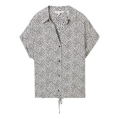 TOM TAILOR damblus, 35891 – ekologisk marin prickig design, 36 TOM TAILOR damblus, 35891 – ekologisk marin prickig design, 36
