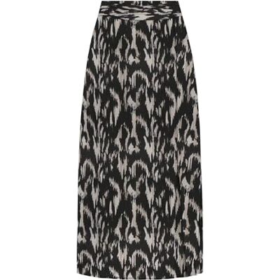 ONLY Onlnova Life VIS Piper Slit Skirt AOP, Black/Aop: 590 raw djur, XL ONLY Onlnova Life VIS Piper Slit Skirt AOP, Black/Aop: 590 raw djur, XL