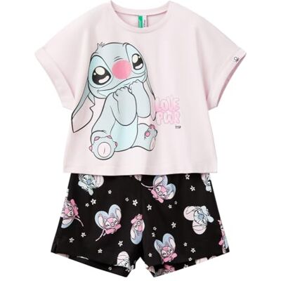 United Pig(T-Shirt+Short) 30960P08F pyjamasset, Rosa, XS Flickor, Rosenröd, XS United Pig(T-Shirt+Short) 30960P08F pyjamasset, Rosa, XS Flickor, Rosenröd, XS
