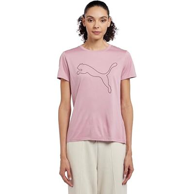 PUMA W TAD Essential Heather Logo Tee PUMA W TAD Essential Heather Logo Tee