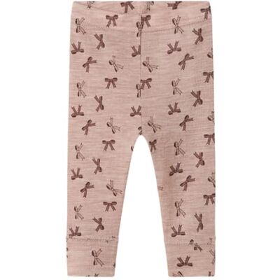 NAME IT dam Nbfwang ull rib leggings AOP, Skugggrå, 50 NAME IT dam Nbfwang ull rib leggings AOP, Skugggrå, 50