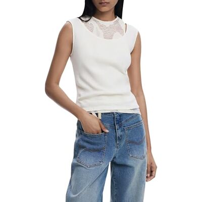Desigual REPRIS_TS_Korall, 1001 Ecru, M, Vit, M Desigual REPRIS_TS_Korall, 1001 Ecru, M, Vit, M