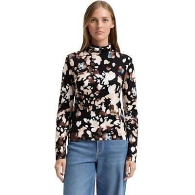 TOM TAILOR Denim dam långärmad T-shirt, 38387 – Abstrakt tryck, XL TOM TAILOR Denim dam långärmad T-shirt, 38387 – Abstrakt tryck, XL