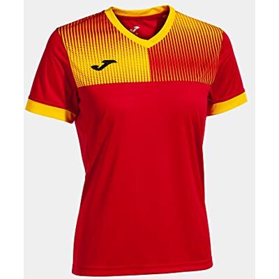 Joma Kortärmad T-shirt Eco Supernova Röd Gul Joma Kortärmad T-shirt Eco Supernova Röd Gul